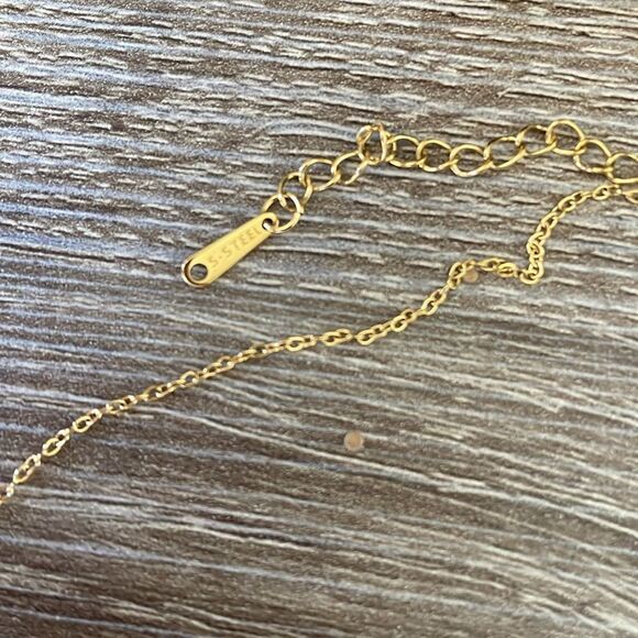 Elegant Gold y shape Necklace N1009 - Picture 4 of 5